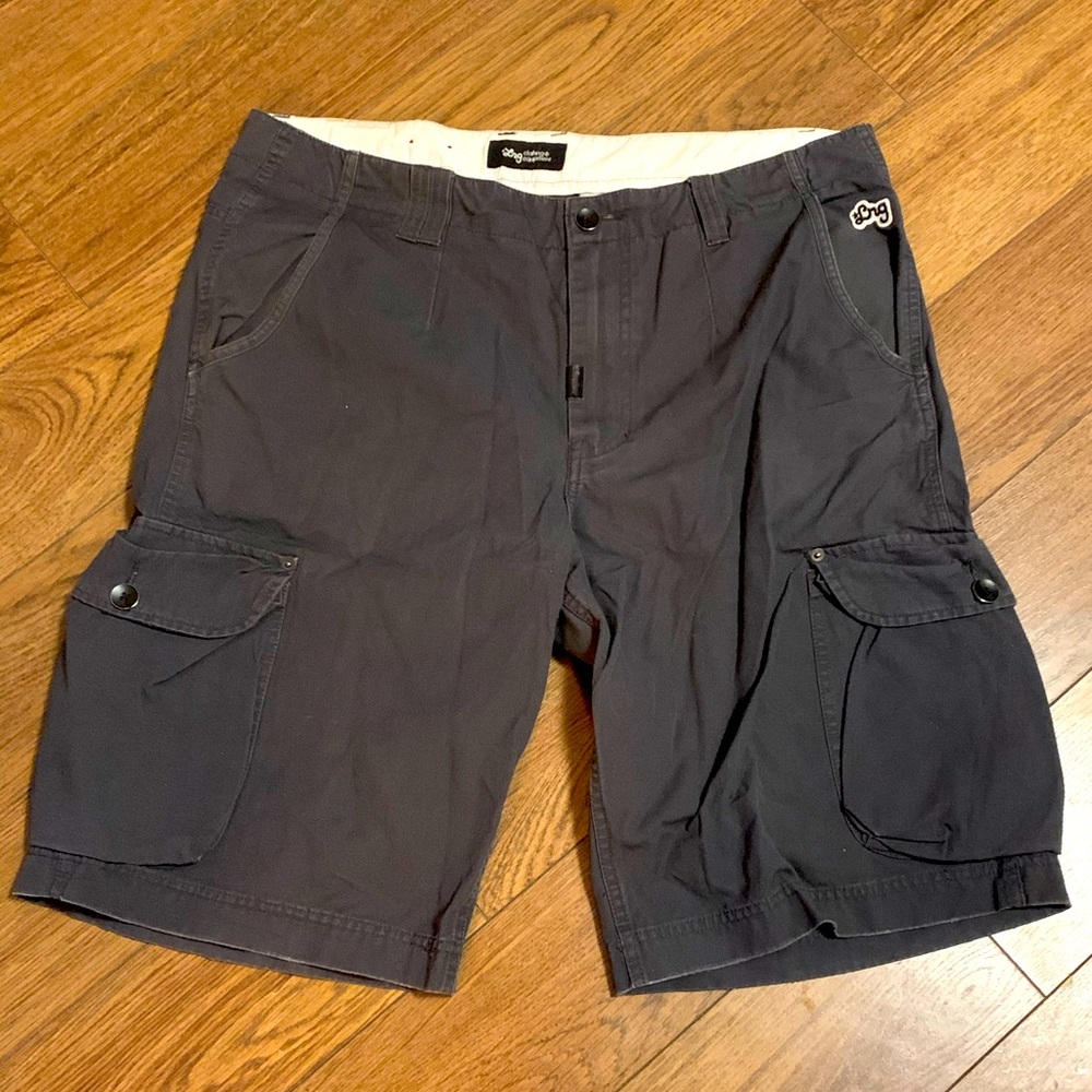 LRG Grey Cargo Shorts size 36